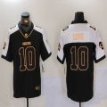 Packers #10 Jordan Love black white throwback Nike Vapor F.U.S.E. Limited Jersey-BD