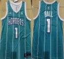 Youth New Orleans Hornets #1 LaMelo Ball blue nba Jersey-XD