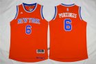 New York Knicks #6 Kristaps Porzingis red NBA basketball Jerseys