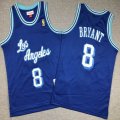 Youth Los Angeles Lakers #8 Kobe Bryant blue NBA jerseys -XD