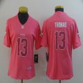 Nike Saints #13 Thomas Nike pink women Color Rush Limited Jersey