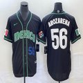 2023 World Cup Mexico #56 Randy Arozarena black majestic baseball jerseys 18