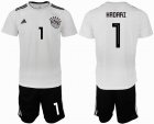 2018 World Cup Egypt team #1 HADARI white black soccer jersey away