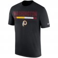 Washington Redskins Nike Sideline Legend Staff Performance T-Shirt - Black