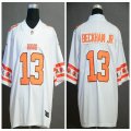 Cleveland Browns Odell Beckham Jr #13 white Nike Color Rush Limited Jersey with Sleeve label