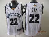 NBA Memphis Grizzlies 22 Rudy Gay white Jerseys