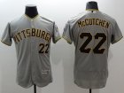 2016 Pittsburgh Pirates 22 Andrew McCutchen gray elite mlb jersey