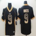 New Orleans Saints #9 Drew Brees Nike black drift Color Rush Limited Jersey