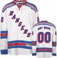 Reebok New York Rangers Customized White Road Authentic Man NHL Jersey