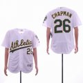 Oakland Athletics #26 Matt Chapman white Flexbase Authentic Collection Jersey