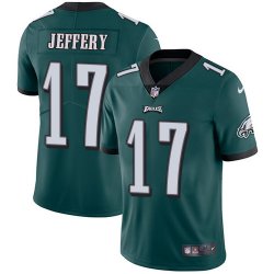 Nike Philadelphia Eagles #17 Alshon Jeffery green Color Rush Limited Jersey