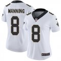 Women New Orleans Saints #8 Archie Manning Nike White Color Rush Limited Jersey