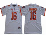 Clemson Tigers #16 Trevor Lawrence College Football Limited Jersey - white