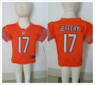 nike Chicago Bears Alshon Jeffery #17 orange nfl children jerseys