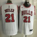 Chicago Bulls Jimmy Butler 21 white nba Swingman Jersey