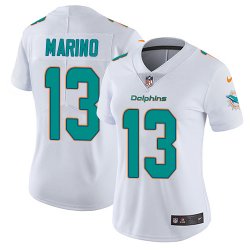 Women Dolphins #13 Dan Marino Nike white Color Rush Limited Jersey