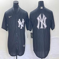 Nike New York Yankees blank black throwback majestic baseball Jerseys-BD 01