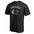 Men's Vancouver Canucks Fanatics Branded Black Midnight Mascot Big & Tall T-Shirt