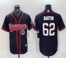 Nike Tampa Bay Buccaneers #62 Graham Barton black baseball Joint name -BD 02