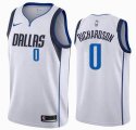 Nike Dallas Mavericks #0 Josh Richardson white nba jersey Hot press font