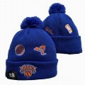 2024 New York Knicks blue NBA Sports Cuffed Knit Hats