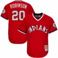 Cleveland Indians #20 Robinson Red MLB Mitchell And Ness Jerseys