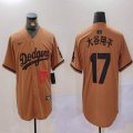 Nike Los Angeles Dodgers #17 Shohei Ohtani majestic baseball jerseys Joint Name 07