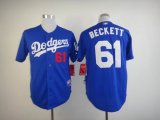 Los Angeles Dodgers #61 Josh Beckett Blue MLB Jerseys