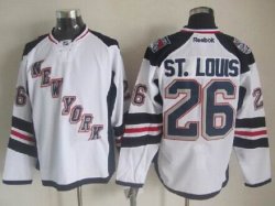 Reebok New York Rangers Martin St. Louis 26# white hockey jersey