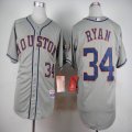 Houston Astros 34 Nolan Ryan gray baseball jerseys