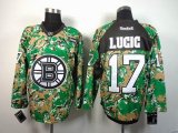 reebok Boston Bruins Milan Lucic #17 green camo nhl jerseys