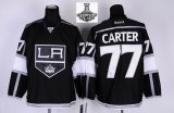 Los Angeles Kings 77 Jeff Carter Black 2014 NHL champion Jersey