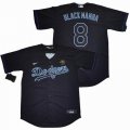 Youth Nike Los Angeles Dodgers 8 Black Mamba Black Majestic baseball jersey