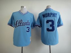 Atlanta Braves MURPHY 3# skyblue MLB Jerseys