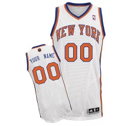 New York Knicks Custom white Home Jersey for sale