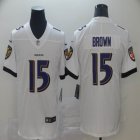 Baltimore Ravens #15 Marquise Brown white Color Rush Limited Jersey