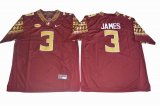 Florida State Seminoles Jame #3 College Football Jersey - Red