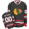 Reebok Chicago Blackhawks Customized Black New Third Authentic Man NHL Jersey