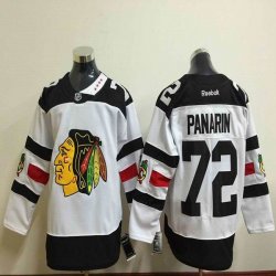 New chicago blackhawks #72 Panarin white hockey jerseys