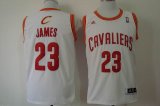 2014 Cleveland Cavaliers LeBron James #23 white Swingman nba jerseys