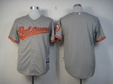 Baltimore Orioles blank Grey MLB Jerseys