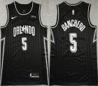 Nike Orlando Magic #5 Paolo Banchero black NBA Jerseys -XD