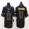 Nike New England Patriots #11 Julian Edelman black throwback Color Rush Limited Jersey