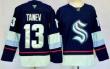 Seattle Seattle #13 Brandon Tanev Navy nhl hockey jersey-PD