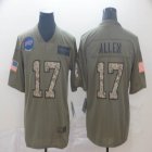 Buffalo Bills #17 Josh Allen Nike Camo 2019 Salute to Service Retired Limited Jersey-BD