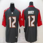 Tampa Bay Buccaneers #12 Tom Brady gray red Color Rush Limited jersey