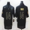 Nike Buffalo Bills #14 Stefon Diggs black Salute To Service Limited Jersey-BD