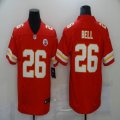 Nike Kansas City Chiefs #26 Le'Veon Bell red Color Rush Limited Jerseys