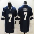 Dallas Cowboys #7 Diggs blue Nike Color Rush Limited Jersey