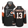 Philadelphia Flyers Daniel Carcillo 13 Black hockey jersey